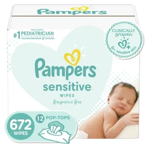 Pampers Sensitive Baby Wipes 24 × 52 wholesale product